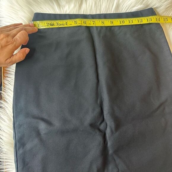 Worthington Black Pencil Skirt With Snap Button Detail Size 4 - Picture 7 of 11